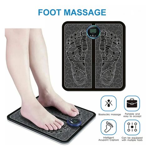 Productos Calientes 2024 TENS Masajeador de Pies Estimulador Muscular Alfombra de Masaje EMS Vibratorio Eléctrico Masajeador de Pies Eléctrico
