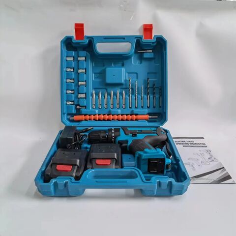 12V Cordless Electric Drill with Rechargeable Battery, Variable Speed, LED Light, and Keyless Chuck for DIY & Home Projects