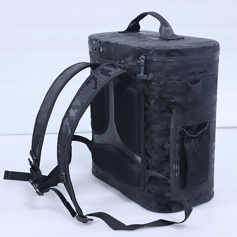 Fabrik Lieferant 840D TPU Weiche Kühltasche, luftdicht, 100% wasserdicht für Strand, Camping, 24 Dosen, 72 Stunden Kühlung