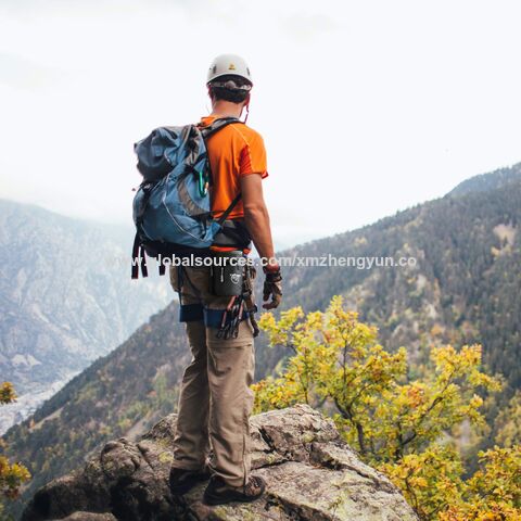 Chalkbag für Klettern, Boulder Chalk Bag mit 2 großen Reißverschlusstaschen, GEWEBE MIT GRS
