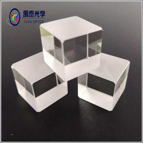 Séparateurs de faisceau cubiques standard de 5mm 10mm 20mm 25mm 30mm avec revêtement diélectrique multicouche