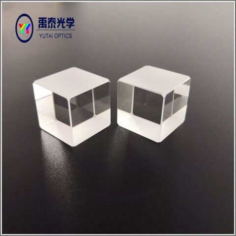 Séparateurs de faisceau cubiques standard de 5mm 10mm 20mm 25mm 30mm avec revêtement diélectrique multicouche