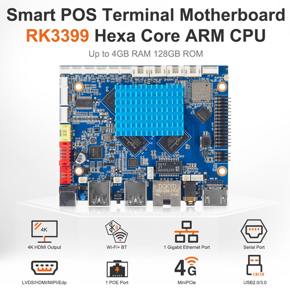 Factory Rk3399 Android Smart Motherboard Android 9 Debian 9 Os Quad ...