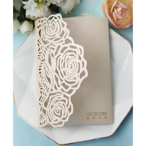 Cartes d'invitation de mariage personnalisées pour divers festivals et occasions spéciales