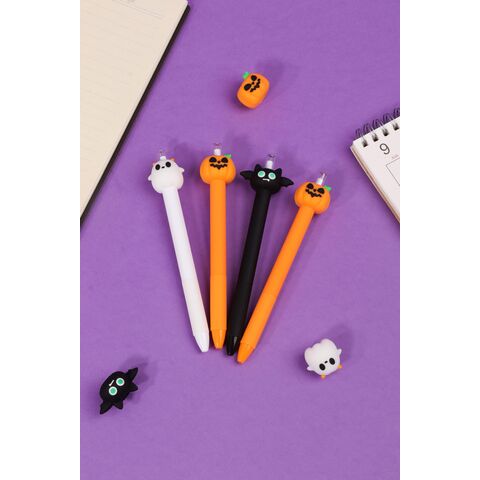 Venta de Toppers para Lápices con Diseño Ecológico de Halloween para Niños