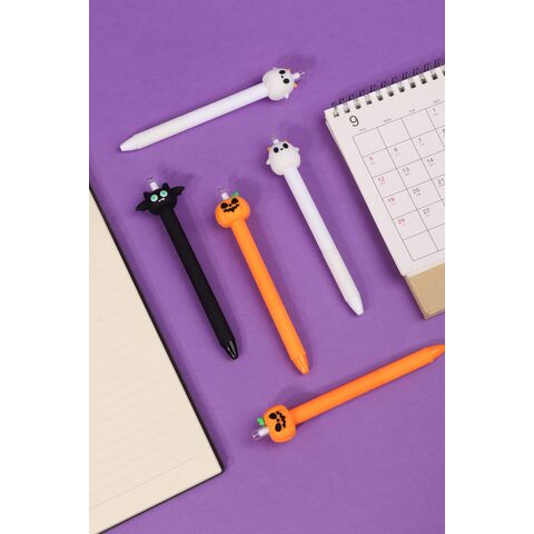 Venta de Toppers para Lápices con Diseño Ecológico de Halloween para Niños
