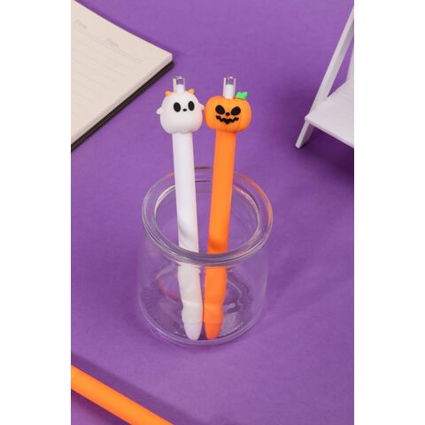 Venta de Toppers para Lápices con Diseño Ecológico de Halloween para Niños