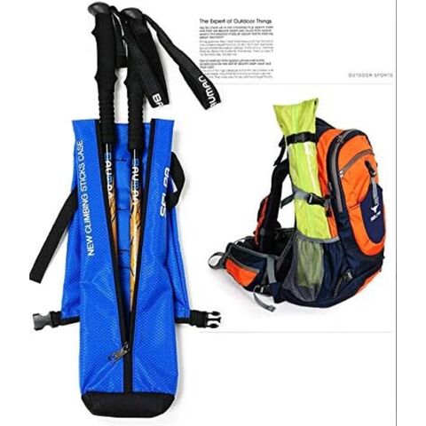 Bolsa de transporte portátil para bastones de senderismo, trekking y marcha nórdica - Funda para bastones de senderismo para exteriores