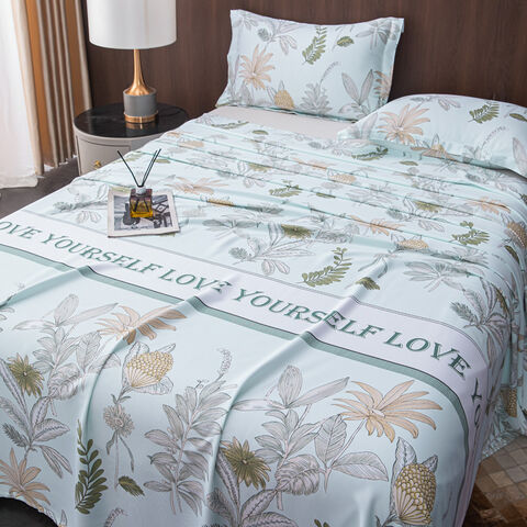 Juego de ropa de cama de lujo de 3 piezas para el hogar, edredón estampado ecológico de calidad superior del fabricante