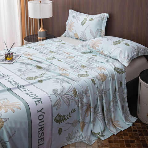 Juego de ropa de cama de lujo de 3 piezas para el hogar, edredón estampado ecológico de calidad superior del fabricante