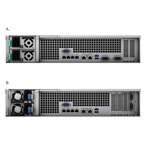 Synology SA3400 NAS بـ 12 فتحة تثبيت على الرف - حل تخزين مؤسسي عالي الأداء وقابل للتطوير مع معالج Intel Xeon و 10GbE