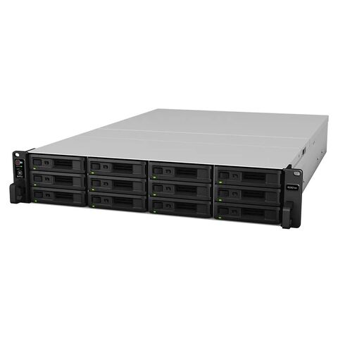 Synology SA3400 NAS بـ 12 فتحة تثبيت على الرف - حل تخزين مؤسسي عالي الأداء وقابل للتطوير مع معالج Intel Xeon و 10GbE