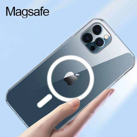 Capas Magnéticas Transparentes de TPU para Celular Magsafe para Apple 12-12pro-12mini