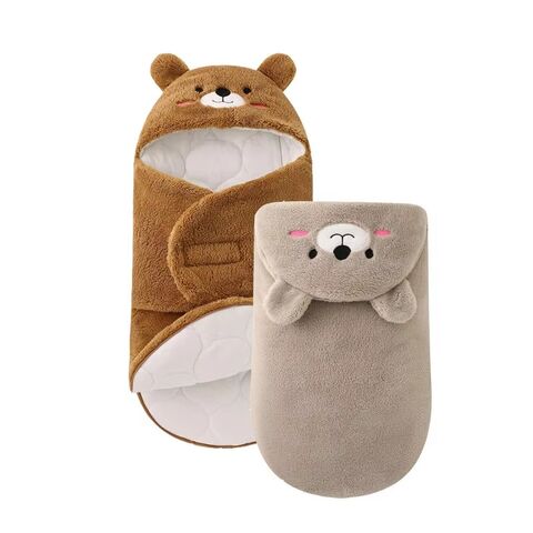 Winter Neugeborenes Baby Baumwolle Pucksack Schlafsäcke Kleinkind Mädchen Atmungsaktive Heimtextilien Kinder Junge Einfarbig Decke