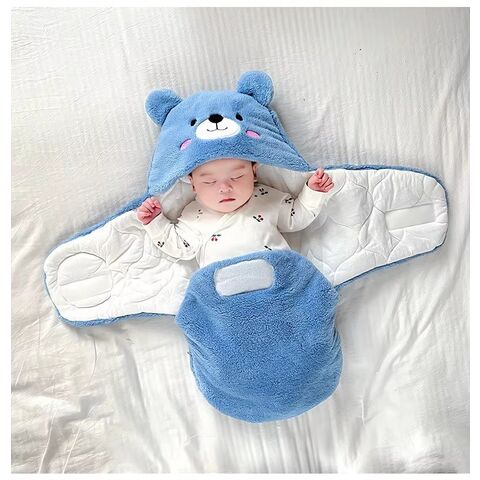 Winter Neugeborenes Baby Baumwolle Pucksack Schlafsäcke Kleinkind Mädchen Atmungsaktive Heimtextilien Kinder Junge Einfarbig Decke