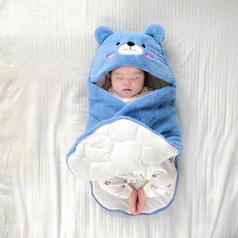 Winter Neugeborenes Baby Baumwolle Pucksack Schlafsäcke Kleinkind Mädchen Atmungsaktive Heimtextilien Kinder Junge Einfarbig Decke