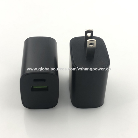 Fabrik preis UK US AU EU Stecker Dual Port Schnell ladegerät PD20W Typ C USB Schnell ladegerät für Handys