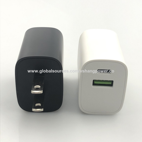 Fabrik preis UK US AU EU Stecker Dual Port Schnell ladegerät PD20W Typ C USB Schnell ladegerät für Handys