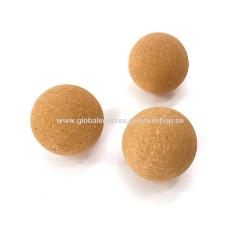 Massagebälle Umweltfreundlich Hochwertige Premium Korkball Fußmassagebälle für Geschenk Natürliche Hebei Schrumpffolie Fitness Yoga Übung Natu