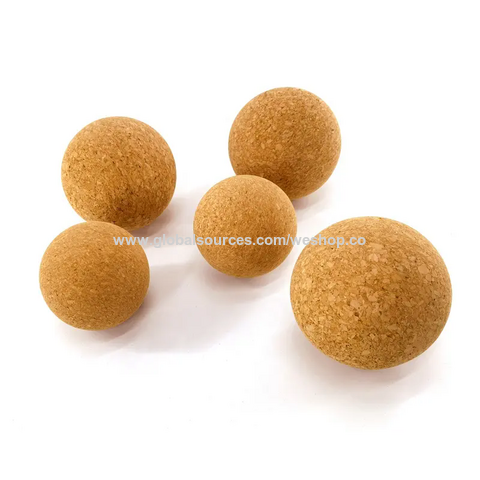 Massagebälle Umweltfreundlich Hochwertige Premium Korkball Fußmassagebälle für Geschenk Natürliche Hebei Schrumpffolie Fitness Yoga Übung Natu