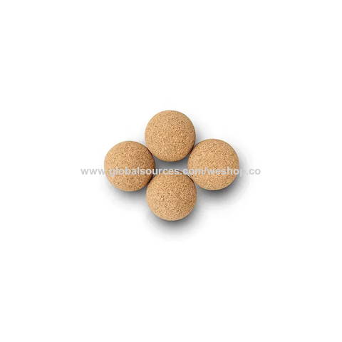 Massagebälle Umweltfreundlich Hochwertige Premium Korkball Fußmassagebälle für Geschenk Natürliche Hebei Schrumpffolie Fitness Yoga Übung Natu