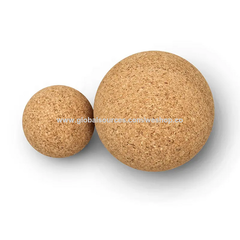 Massagebälle Umweltfreundlich Hochwertige Premium Korkball Fußmassagebälle für Geschenk Natürliche Hebei Schrumpffolie Fitness Yoga Übung Natu