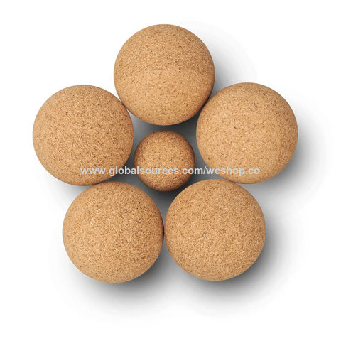 Massagebälle Umweltfreundlich Hochwertige Premium Korkball Fußmassagebälle für Geschenk Natürliche Hebei Schrumpffolie Fitness Yoga Übung Natu