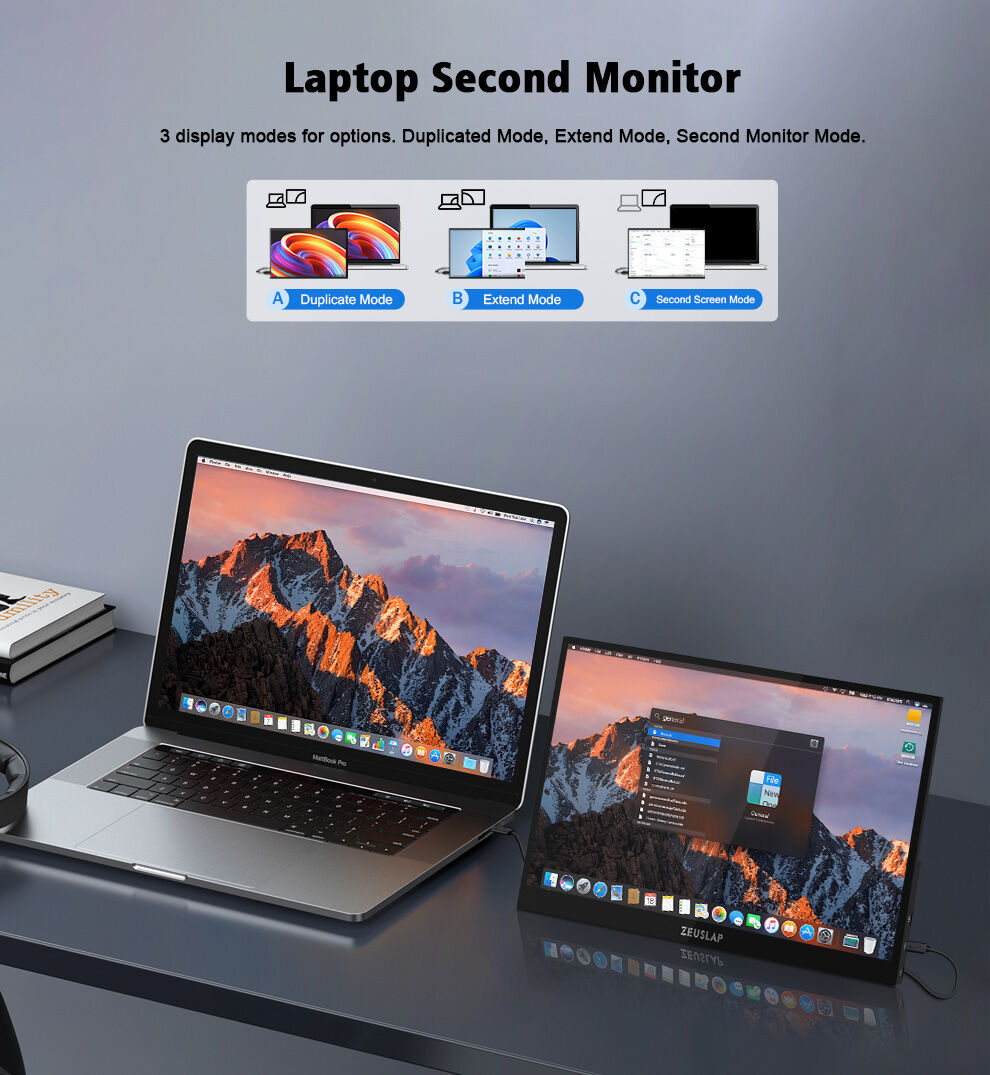 Buy China Wholesale Oem/odm/obm 2.5k Qhd 13.3inch Portable Monitor ...