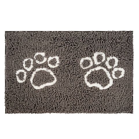 Absorbierende, rutschfeste, kundenspezifische Fußmatten, waschbare Chenille-Hundematte für Schmutz