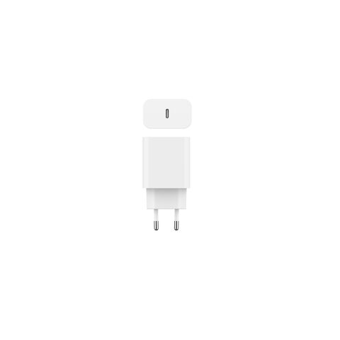 شاحن USB C شحن سريع 20 واط 5 فولت 3 أمبير محول شاحن جدار لهاتف iPhone قابس الاتحاد الأوروبي