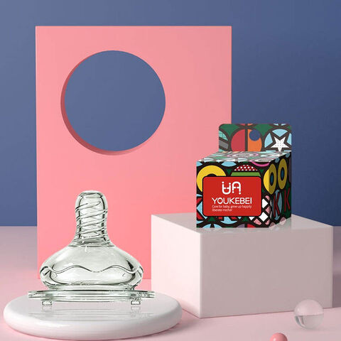 Bico de Silicone Macio e Largo para Mamadeira - Chupeta para Bebê