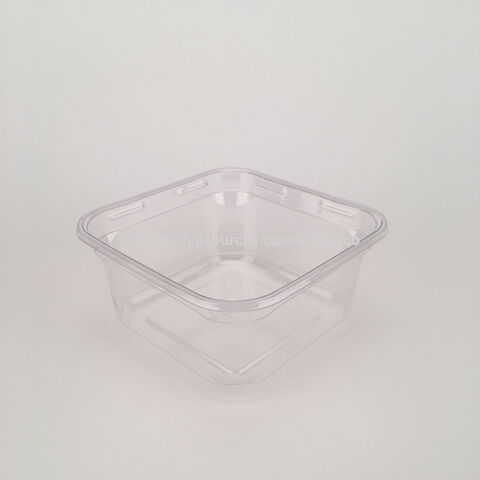 Fabricante Chino de Fiambreras Biodegradables de Plástico PET, Contenedores de Alimentos, Almacenamiento de Alimentos de 12oz