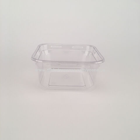 Fabricante Chino de Fiambreras Biodegradables de Plástico PET, Contenedores de Alimentos, Almacenamiento de Alimentos de 12oz