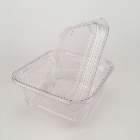 Fabricante Chino de Fiambreras Biodegradables de Plástico PET, Contenedores de Alimentos, Almacenamiento de Alimentos de 12oz
