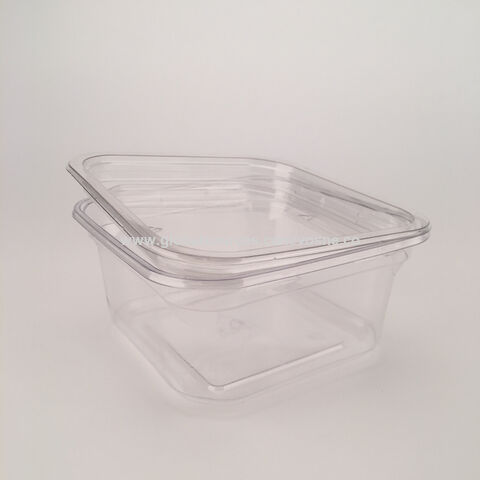 Fabricante Chino de Fiambreras Biodegradables de Plástico PET, Contenedores de Alimentos, Almacenamiento de Alimentos de 12oz
