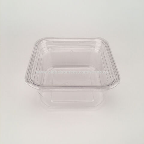 Fabricante Chino de Fiambreras Biodegradables de Plástico PET, Contenedores de Alimentos, Almacenamiento de Alimentos de 12oz