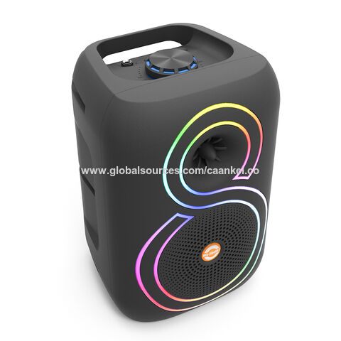 CAANKEI Altavoz Inalámbrico Bluetooth 5.3 con Luz LED RGB de 12W al por mayor para Fiestas en Casa, Altavoz de Enlace Dual TWS