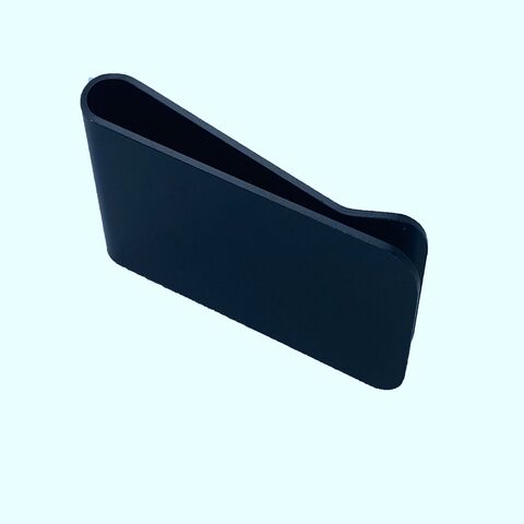 Clip de metal plegable personalizado, piezas de doblado industrial con recubrimiento en polvo y pintura para clip de dinero, clip de cinturón, estampado