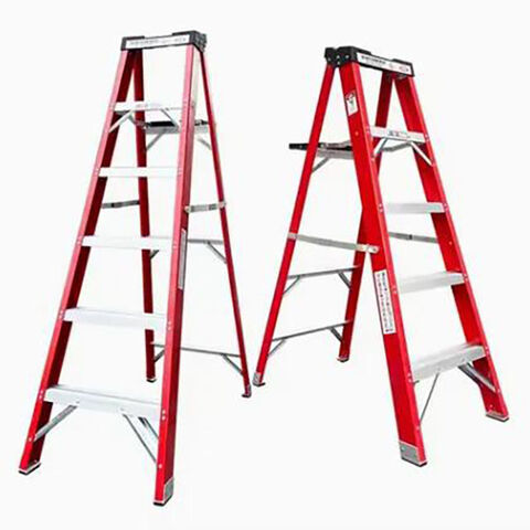 Escalera multifuncional 4*2 EN131, escalera plegable de aluminio para interiores de almacén
