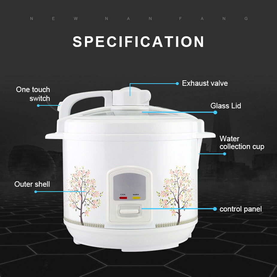 Buy China Wholesale Transparent Glass Lid Rice Cooker 1.8l, 10cups,non ...