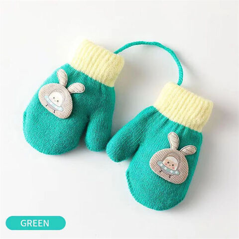 Kinder Winterhandschuhe mit Cartoon-Motiv, kältebeständig