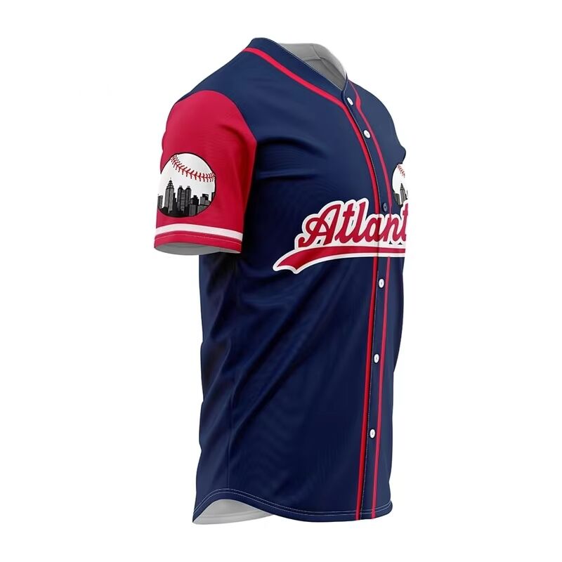 Custom High Quality 100% Polyester Baseball Uniform Digital Printing ...