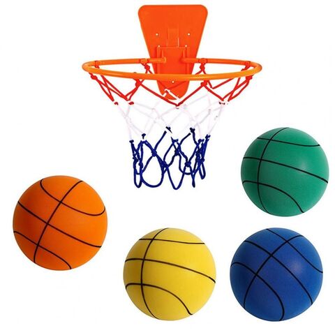 Balones de Baloncesto de Espuma Suave con Logo Personalizado, Balones de Entrenamiento Silenciosos para Niños