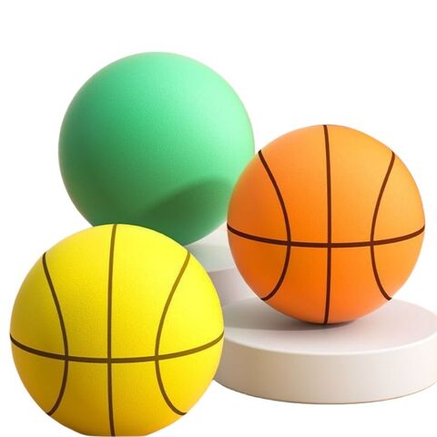 Balones de Baloncesto de Espuma Suave con Logo Personalizado, Balones de Entrenamiento Silenciosos para Niños