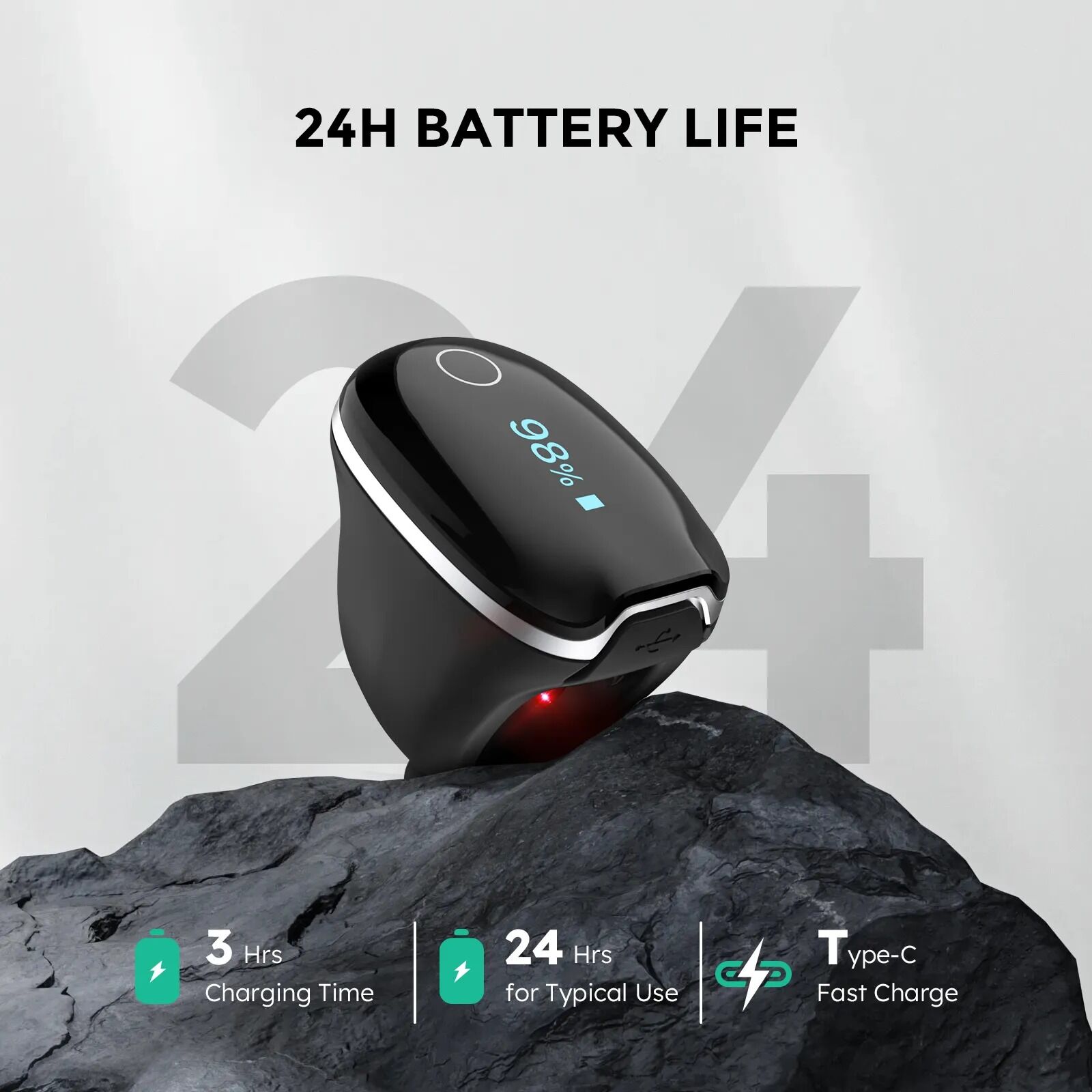 Portable Handheld Fingertip Pulse Oximeter - Accurate Spo2 Blood Oxygen ...