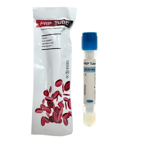 Tabung prp biotin gel acd steril medis 10ml 15ml dengan antikoagulan