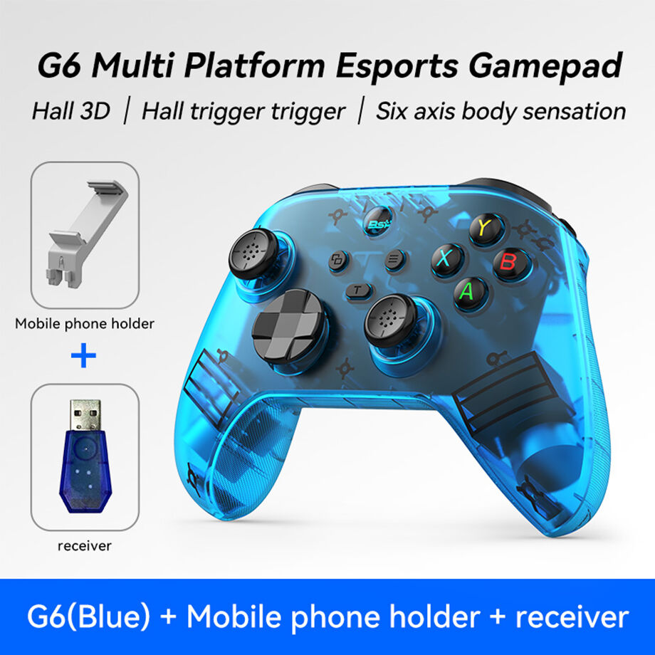 G6 Transparent Controller Multi Platform Esports Wireless Bt Gamepads ...