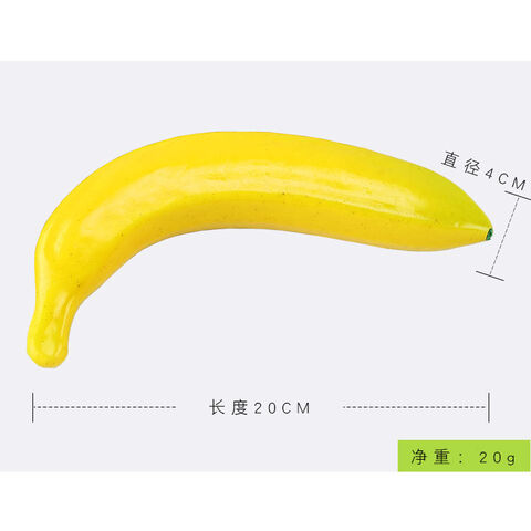 Fausses Bananes - Bananes Artificielles en Plastique pour Natures Mortes