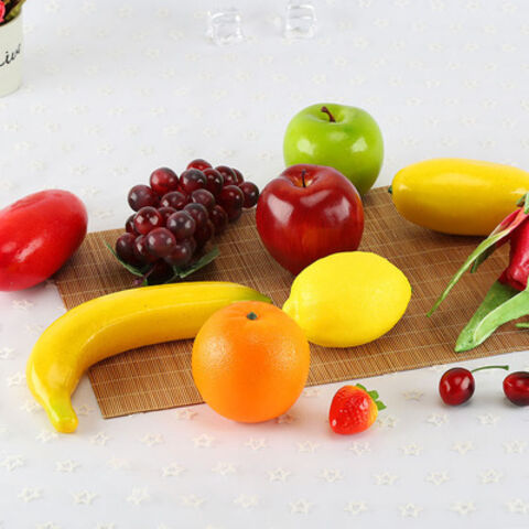 Fausses Bananes - Bananes Artificielles en Plastique pour Natures Mortes