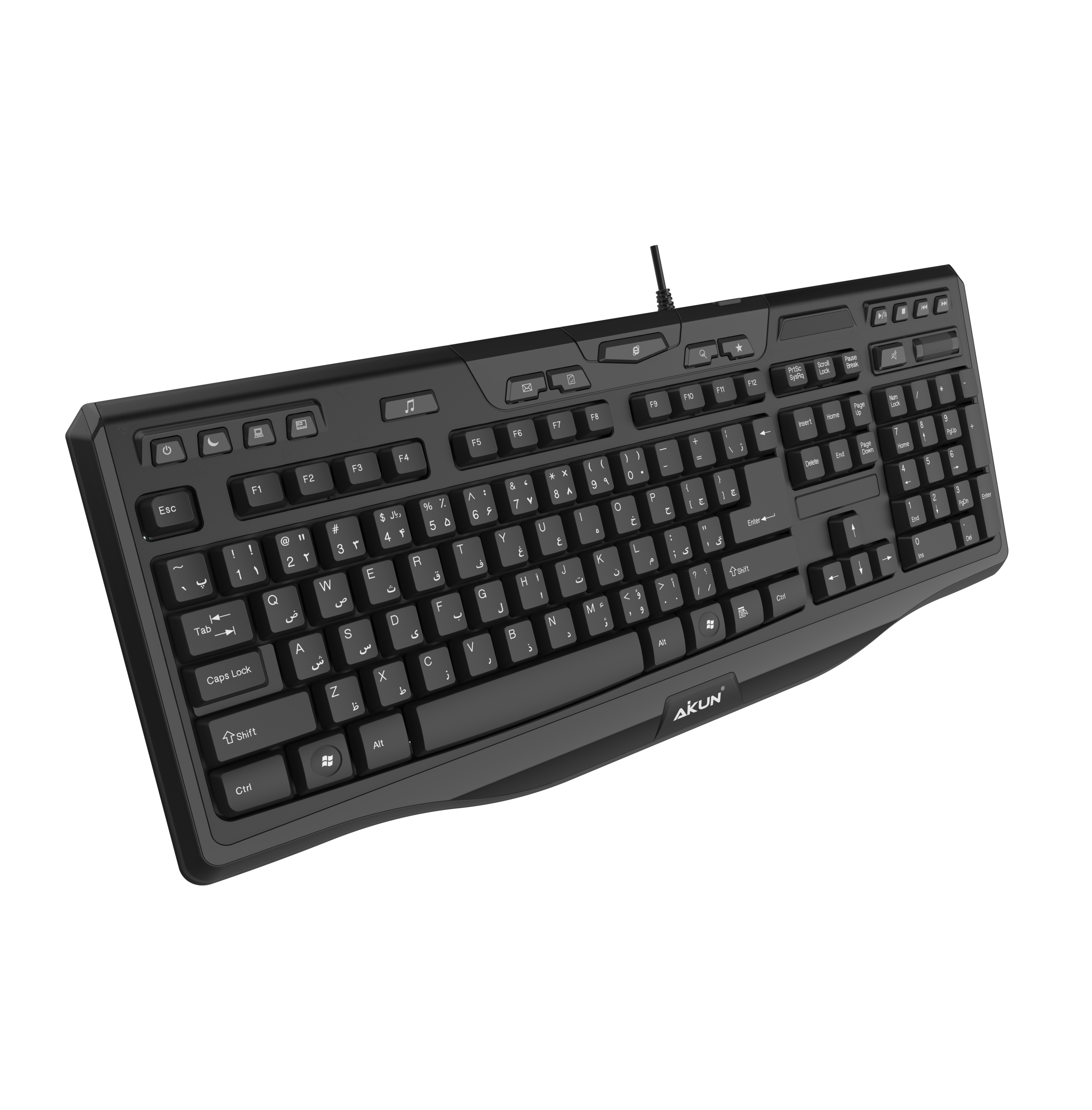 Complete Wire Keyboard Oem Wired Multimedia Keyboard, Comfortable Full-size 104keys Standard ...